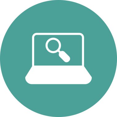 arama web simgesi illüstrasyonu