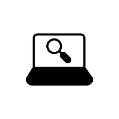 arama web simgesi illüstrasyonu