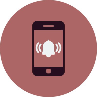 akıllı telefon, basit vektör illüstrasyon tasarımı