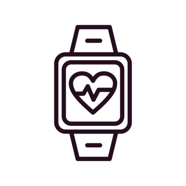 Akıllı vektör ince çizgi simgesi 