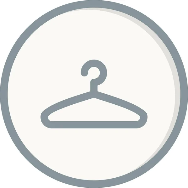 Vector Illustration Hanger Icon — Vector de stock