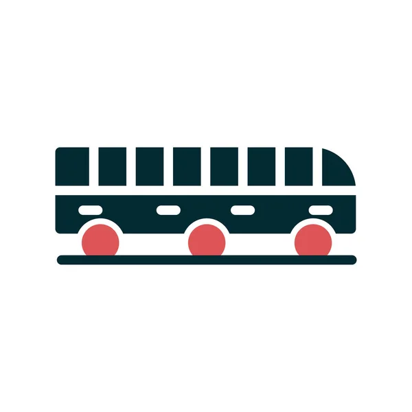 Bus Pictogram Vector Illustratie — Stockvector