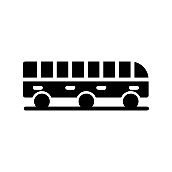 Bus Icon Vector Isolated White Background Your Web Mobile App — Stockvektor