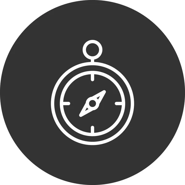 Vector Compass Icon Illustration — Archivo Imágenes Vectoriales