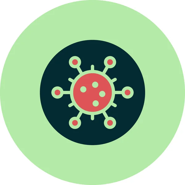 ウイルスアイコンのベクトル図 — ストックベクタ