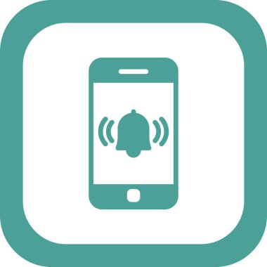 akıllı telefon, basit vektör illüstrasyon tasarımı