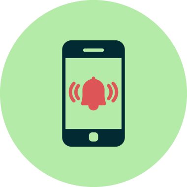 akıllı telefon, basit vektör illüstrasyon tasarımı