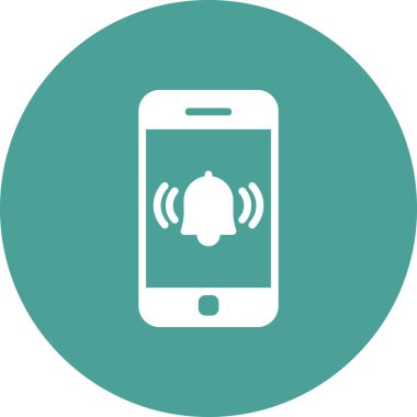 akıllı telefon, basit vektör illüstrasyon tasarımı