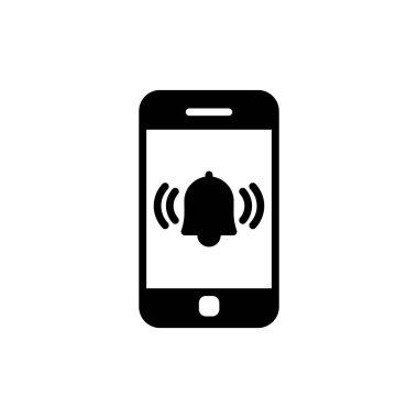 akıllı telefon, basit vektör illüstrasyon tasarımı