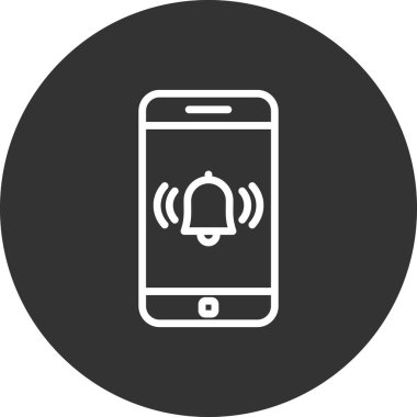 akıllı telefon, basit vektör illüstrasyon tasarımı