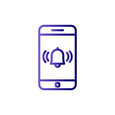 akıllı telefon, basit vektör illüstrasyon tasarımı