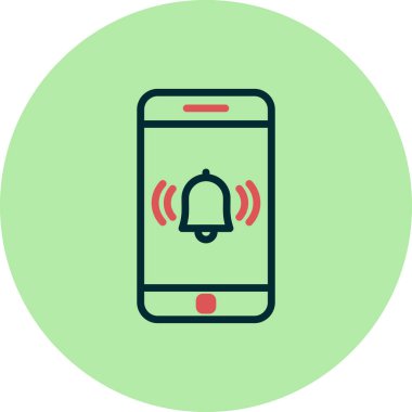 akıllı telefon, basit vektör illüstrasyon tasarımı