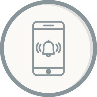 akıllı telefon, basit vektör illüstrasyon tasarımı