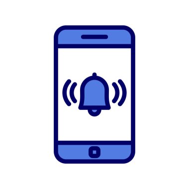 akıllı telefon, basit vektör illüstrasyon tasarımı