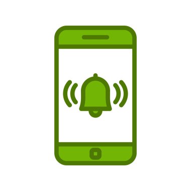 akıllı telefon, basit vektör illüstrasyon tasarımı