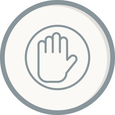 el simgesi vektör illüstrasyon tasarımı