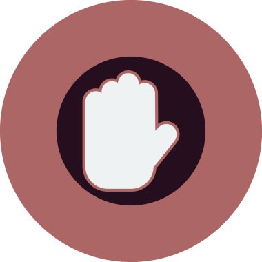 el simgesi vektör illüstrasyon tasarımı