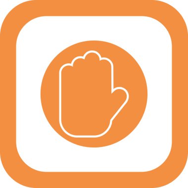 el simgesi vektör illüstrasyon tasarımı