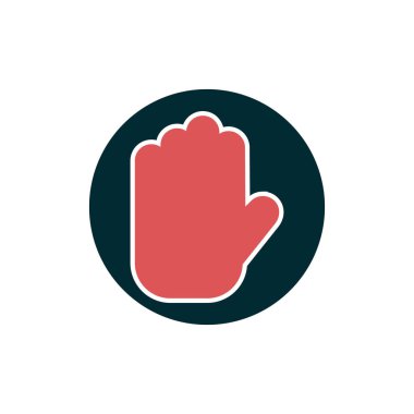 el simgesi vektör illüstrasyon tasarımı