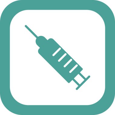 Şırınga ikonu vektör çizimi