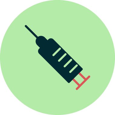 Şırınga ikonu vektör çizimi