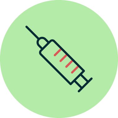 Şırınga ikonu vektör çizimi