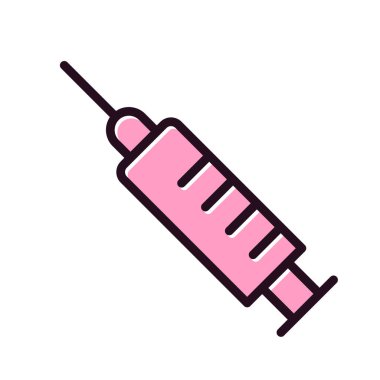 Şırınga ikonu vektör çizimi