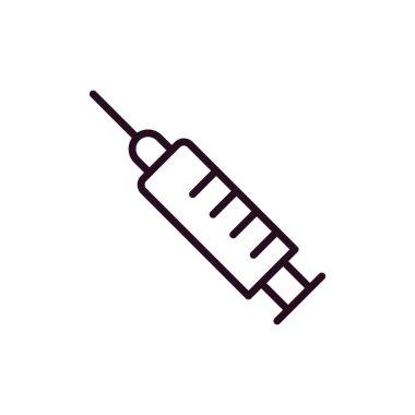 Şırınga ikonu vektör çizimi