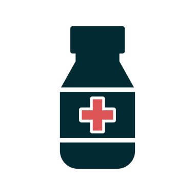 İlaç şişesi. Basit tasarım