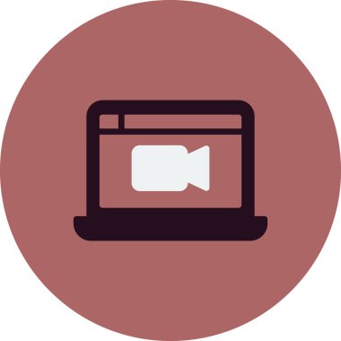  video çağrısı vektör illüstrasyon tasarımı