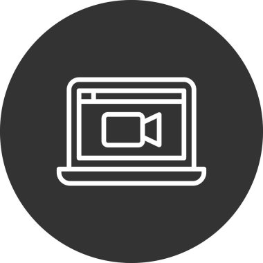  video çağrısı vektör illüstrasyon tasarımı