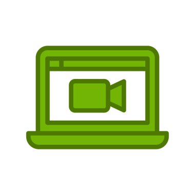  video çağrısı vektör illüstrasyon tasarımı