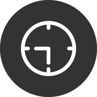 Saat simgesinin vektör illüstrasyonu