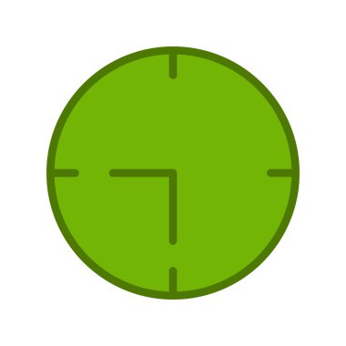 Saat simgesinin vektör illüstrasyonu