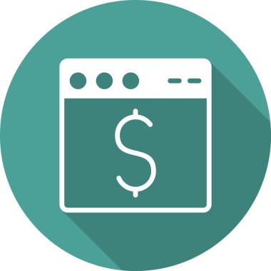 Web tarayıcı, basit vektör illüstrasyon tasarımı