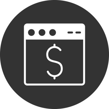 Web tarayıcı, basit vektör illüstrasyon tasarımı