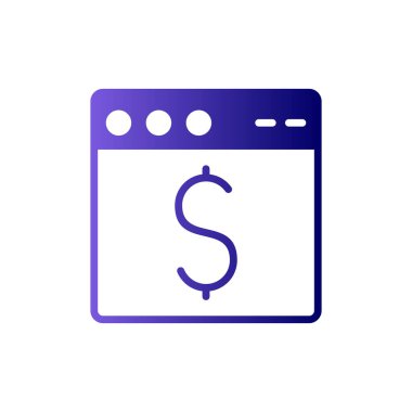 Web tarayıcı, basit vektör illüstrasyon tasarımı