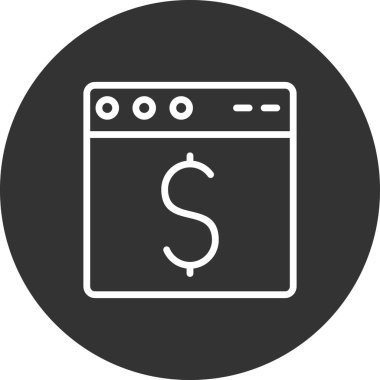 Web tarayıcı, basit vektör illüstrasyon tasarımı