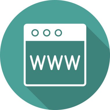 Web tarayıcı, basit vektör illüstrasyon tasarımı