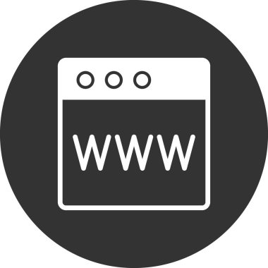 Web tarayıcı, basit vektör illüstrasyon tasarımı