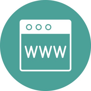 Web tarayıcı, basit vektör illüstrasyon tasarımı