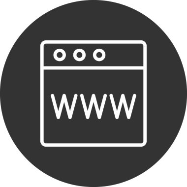 Web tarayıcı, basit vektör illüstrasyon tasarımı