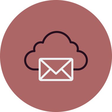 E- posta simgesi, vektör illüstrasyon tasarımı