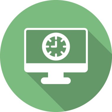 Bilgisayar. Web simgesi basit illüstrasyon