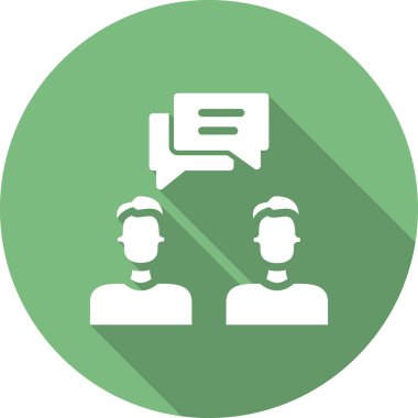 Vektör ince çizgi simgesi. Danışman.