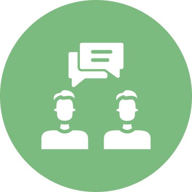 Vektör ince çizgi simgesi. Danışman.