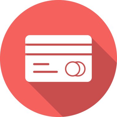 Kredi kartı simgesi, vektör illüstrasyonu 