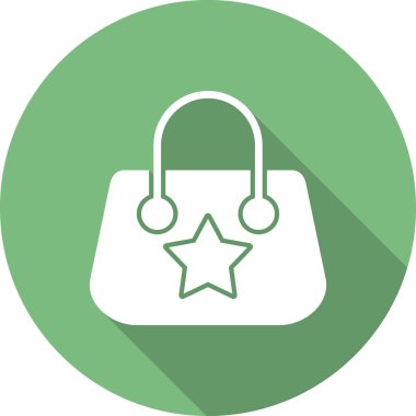 el çantası simgesi vektör illüstrasyon 