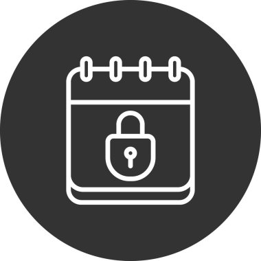 takvim vektörü ince çizgi simgesi