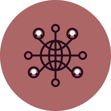 Kişisel ve ticari kullanım için ağ simgesi 